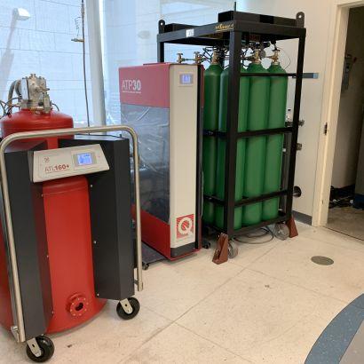 Helium recycling equipment