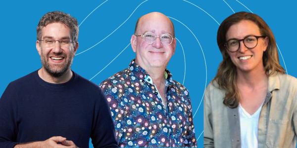 Fraser, Shoichet and Zaro head shots in composite image