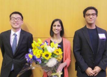 BioEHSC-2017 Co-Chairs Present Bouquet to Prof. Desai